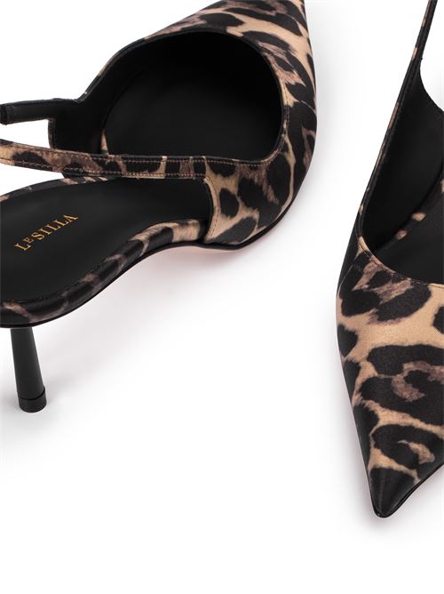 Beige/brown/black leopard pump LE SILLA | 4233B060LBPPSAT618